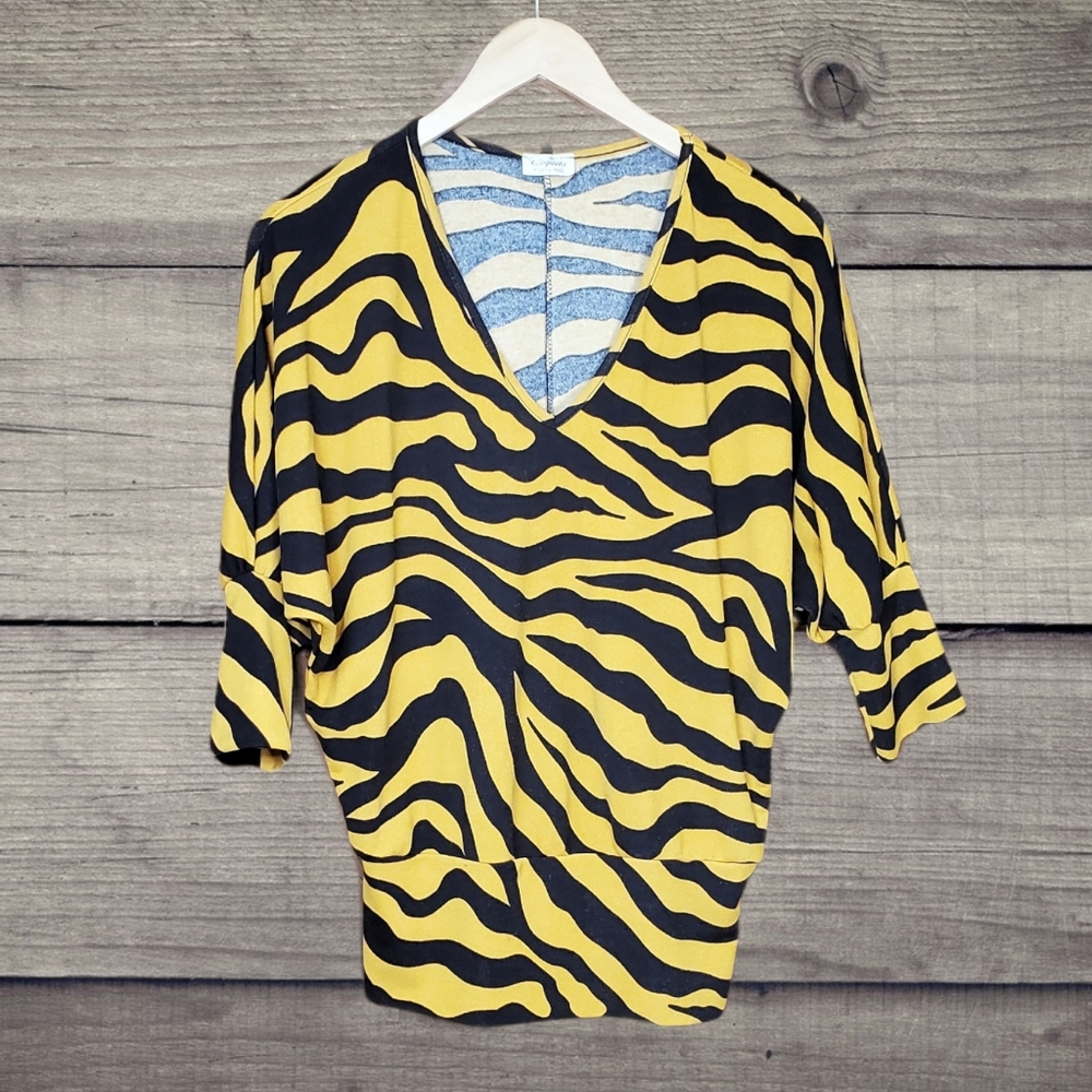Coqueta Internacional Animal Print Top